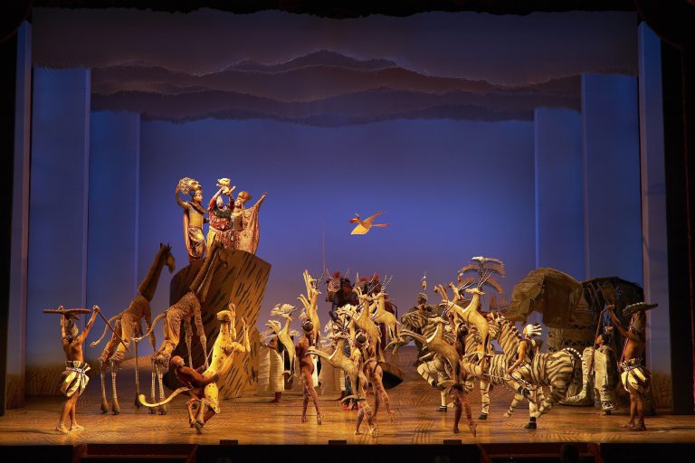 El Ciclo de la Vida. Escena del musical de El Rey León