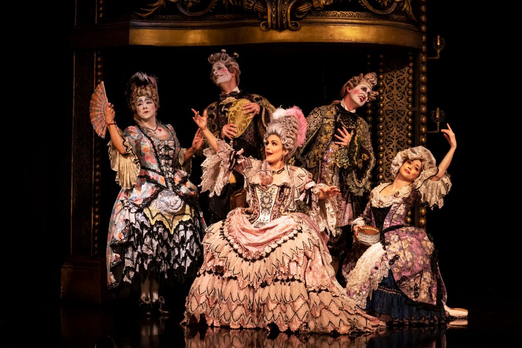 Escena del musical El Fantasma de la Ópera en Broadway, Nueva York